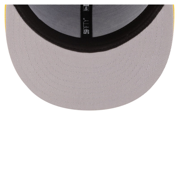 Бейсболка Golden State Warriors New Era Royal/Gold 80s Throwback 59FIFTY
