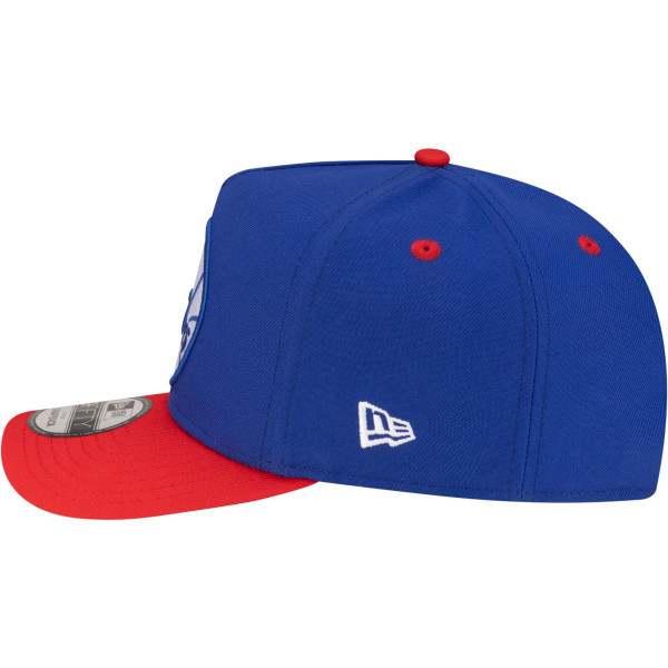 Бейсболка Philadelphia 76ers New Era Royal/Red 80s Throwback A-Frame 9FIFTY