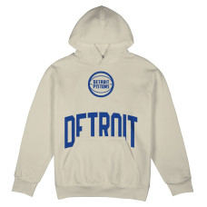 Unisex Detroit Pistons Stadium Essentials Cream Surrender Hoodie