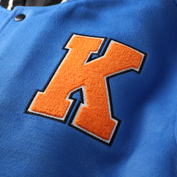 Куртка Unisex New York Knicks FISLL Blue/Cream Full-Snap Varsity