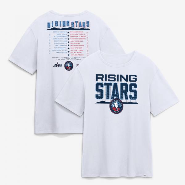 White 2026 NBA All-Star Game Rising Stars T-Shirt