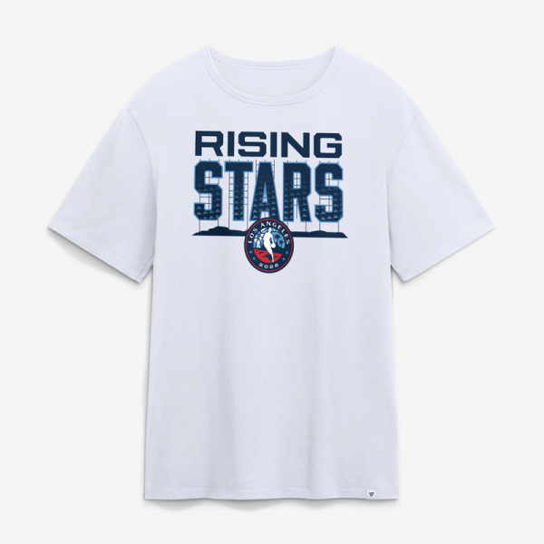 White 2026 NBA All-Star Game Rising Stars T-Shirt