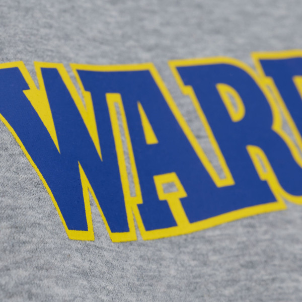 Свитшот Golden State Warriors Mitchell & Ness Heather Gray Walk-Off Fleece