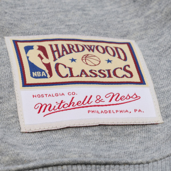 Свитшот Golden State Warriors Mitchell & Ness Heather Gray Walk-Off Fleece