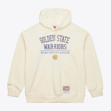 Толстовка Golden State Warriors Mitchell & Ness Cream Walk-Off Fleece