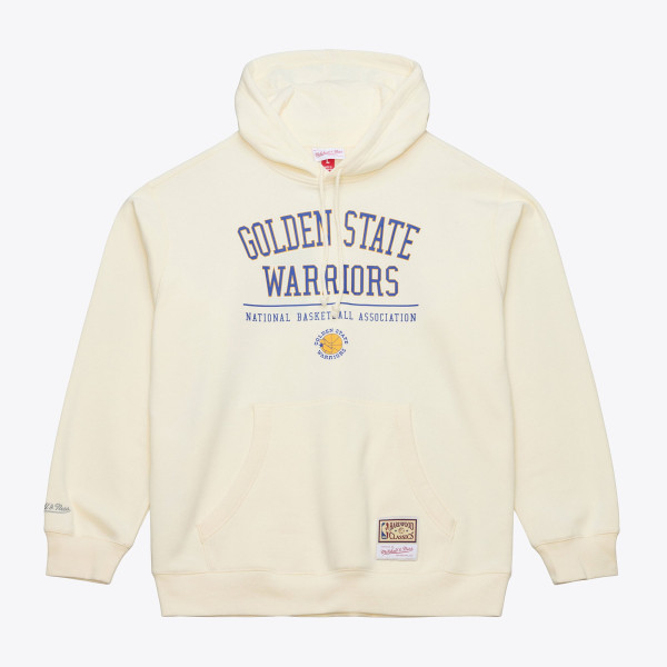 Толстовка Golden State Warriors Mitchell & Ness Cream Walk-Off Fleece