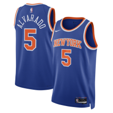 Джерси Unisex New York Knicks José Alvarado Nike Blue Swingman - Icon Edition