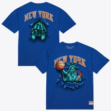 Футболка New York Knicks Mitchell & Ness Blue Breakthrough