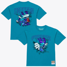 Футболка Charlotte Hornets Mitchell & Ness Teal Breakthrough
