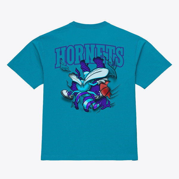 Футболка Charlotte Hornets Mitchell & Ness Teal Breakthrough