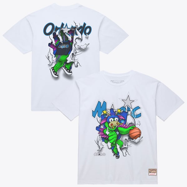 Футболка Orlando Magic Mitchell & Ness White Breakthrough