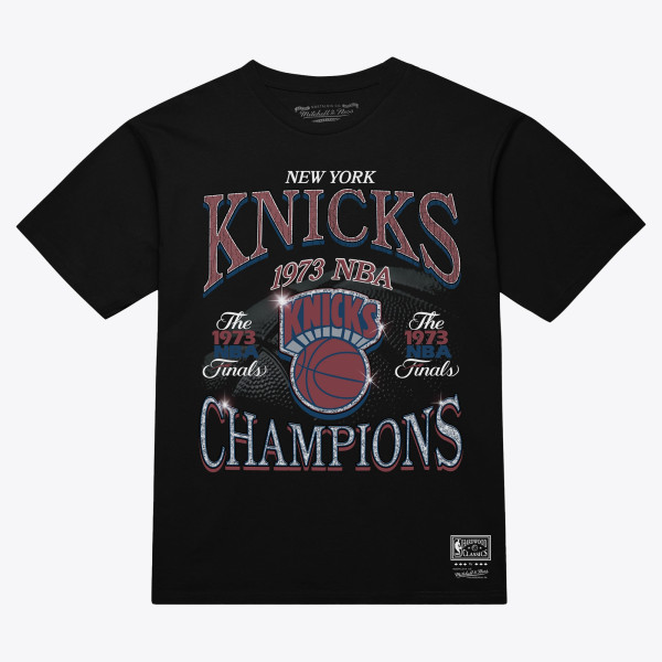 Футболка New York Knicks Mitchell & Ness Black Champions Era