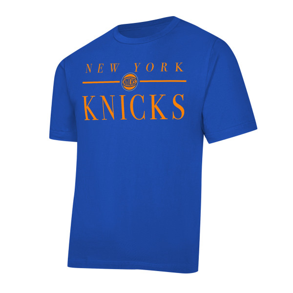 Женская Футболка New York Knicks Concepts Sport Blue/White Copeland & Shorts Sleep Set