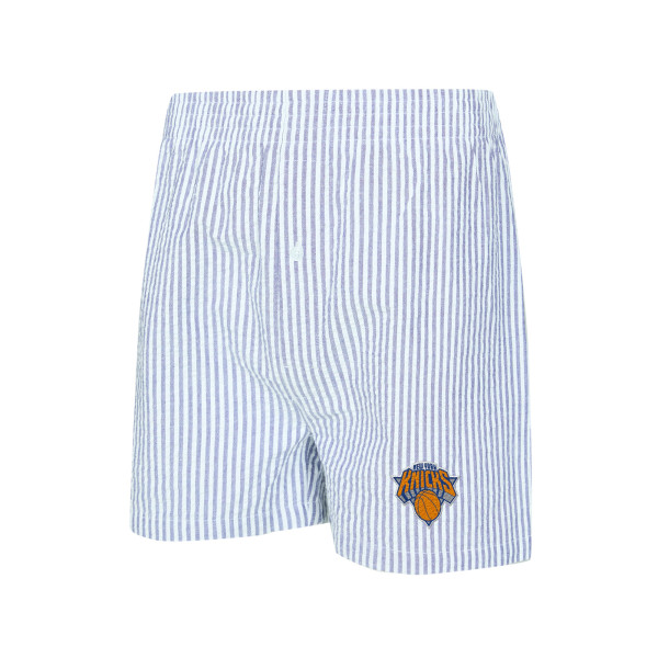 Женская Футболка New York Knicks Concepts Sport Blue/White Copeland & Shorts Sleep Set