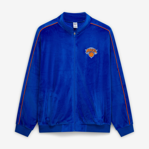 Куртка Unisex New York Knicks Concepts Sport Blue Archives Velour Full-Zip