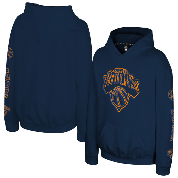 Детская толстовка New York Knicks Stadium Essentials Navy Legends Elementized