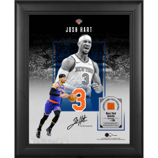 Мяч с игры Josh Hart New York Knicks Facsimile Signature Fanatics Authentic Framed 11 x 14 Showcase Collage with a Piece of - Limited Edition of 250