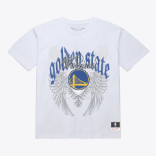 Футболка Golden State Warriors Mitchell & Ness White Old English Classic