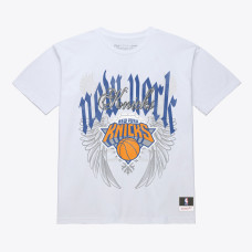 Футболка New York Knicks Mitchell & Ness White Old English Classic