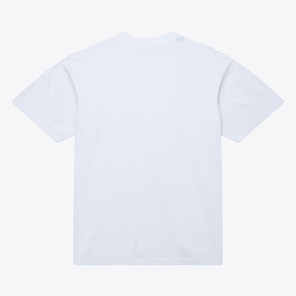 Detroit Pistons Mitchell & Ness White Old English Classic T-Shirt