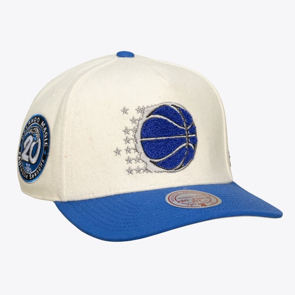 Бейсболка Unisex Orlando Magic Mitchell & Ness Cream Cream Team Pro