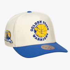 Бейсболка Unisex Golden State Warriors Mitchell & Ness Cream Cream Team Pro