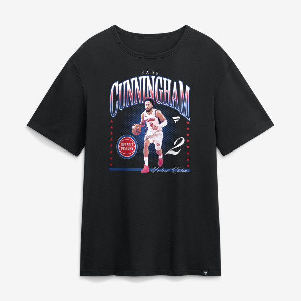 Detroit Pistons Cade Cunningham Black Hype T-Shirt
