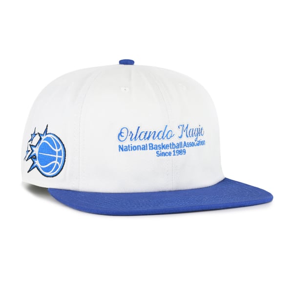 Бейсболка Orlando Magic 47 White Script Stack Captain