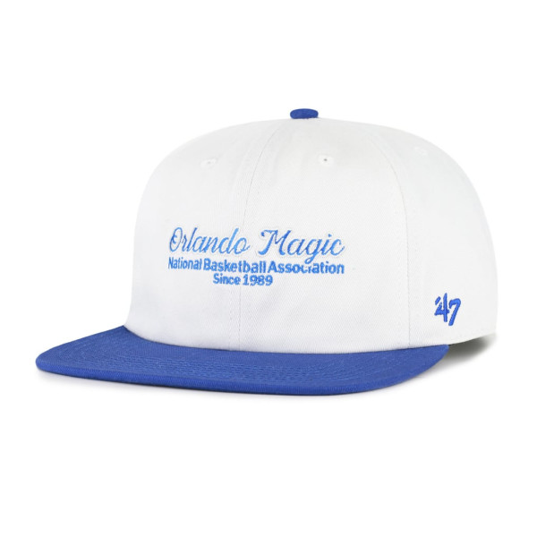 Бейсболка Orlando Magic 47 White Script Stack Captain