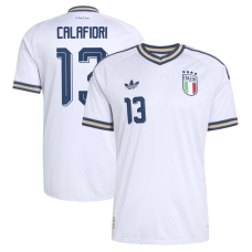 Джерси Riccardo Calafiori Italy National Team adidas 2026 Away On-Field Authentic - Light Blue