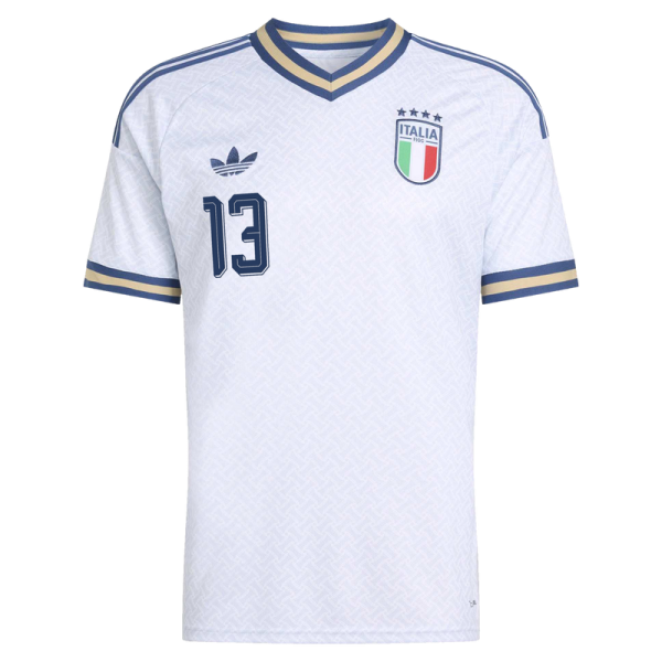 Riccardo Calafiori Italy National Team adidas 2026 Away Replica Jersey - Light Blue