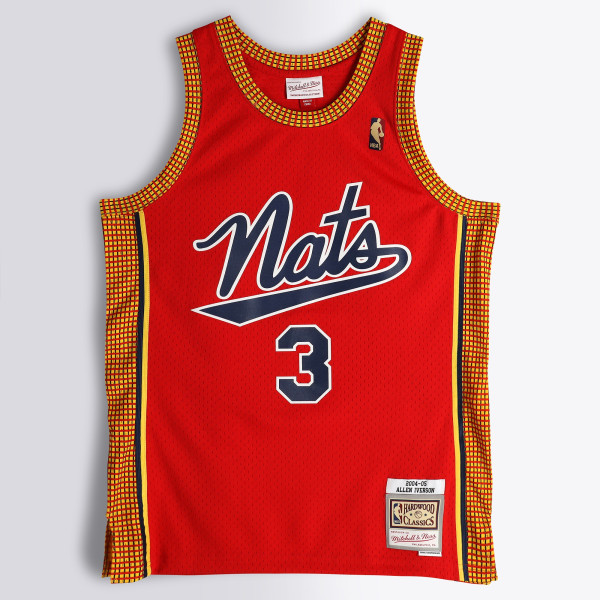 Джерси с автографом Allen Iverson Philadelphia 76ers Fanatics Authentic Red Mitchell & Ness 2004-05 Swingman - Art by JPO - Limited Edition #1/1