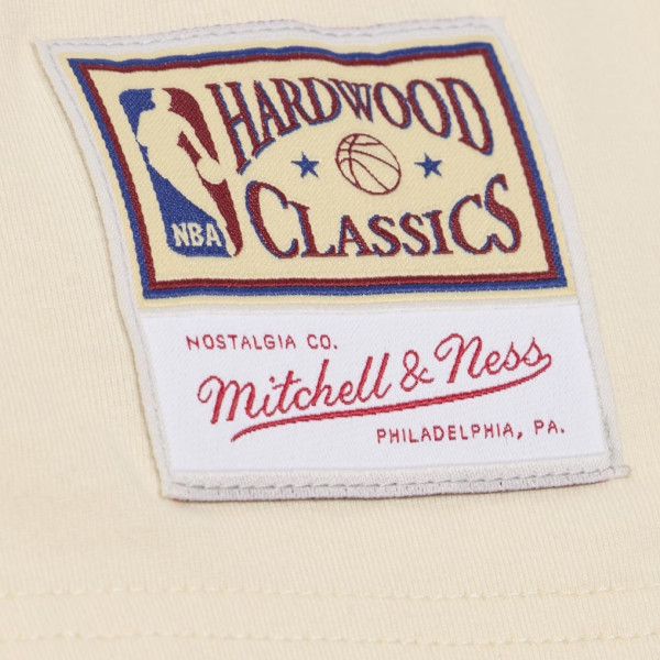 Футболка Philadelphia 76ers Mitchell & Ness Cream Hardwood Classics Cookies & Cream