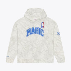 Толстовка Orlando Magic Mitchell & Ness White Ghosted Fleece
