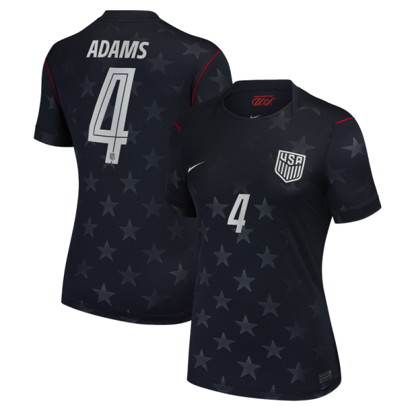 Tyler Adams USMNT Nike Wo2026 Away Stadium Replica Jersey - Blue