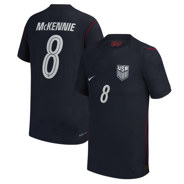 Подростковая Weston McKennie USMNT Nike 2026 Away Match Authentic Jersey - Blue
