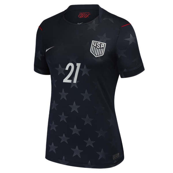 Timothy Weah USMNT Nike Wo2026 Away Stadium Replica Jersey - Blue