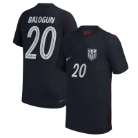 Подростковая Folarin Balogun USMNT Nike 2026 Away Match Authentic Jersey - Blue