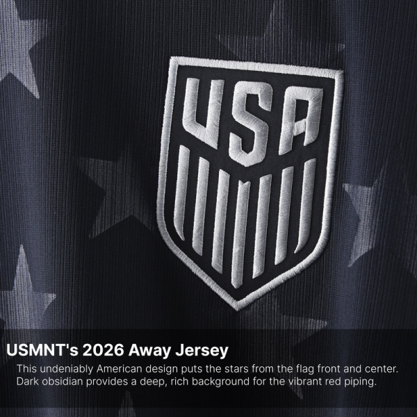 Подростковая Folarin Balogun USMNT Nike 2026 Away Stadium Replica Jersey - Blue