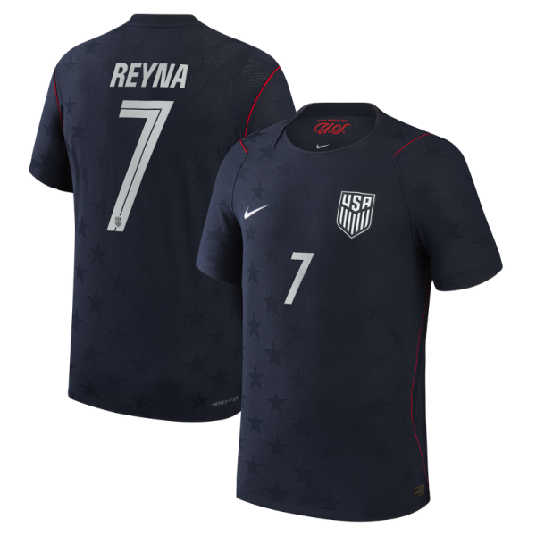 Джерси Giovanni Reyna USMNT Nike 2026 Away Match Authentic - Blue