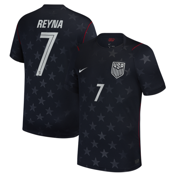 Giovanni Reyna USMNT Nike 2026 Away Stadium Replica Jersey - Blue