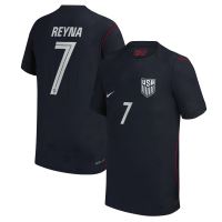 Подростковая Giovanni Reyna USMNT Nike 2026 Away Match Authentic Jersey - Blue