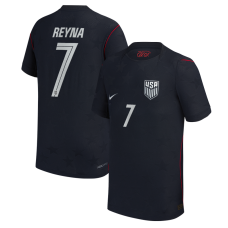 Подростковая Giovanni Reyna USMNT Nike 2026 Away Match Authentic Jersey - Blue