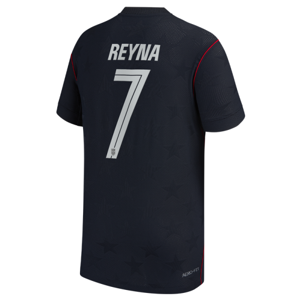 Подростковая Giovanni Reyna USMNT Nike 2026 Away Match Authentic Jersey - Blue