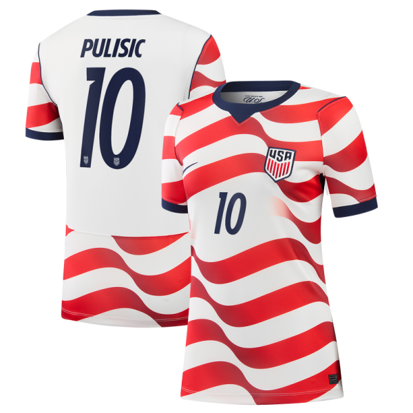 Christian Pulisic USMNT Nike Wo2026 Home Stadium Replica Jersey - White
