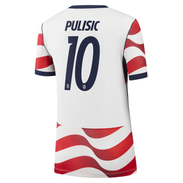 Christian Pulisic USMNT Nike Wo2026 Home Stadium Replica Jersey - White
