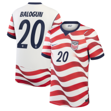 Folarin Balogun USMNT Nike 2026 Home Stadium Replica Jersey - White