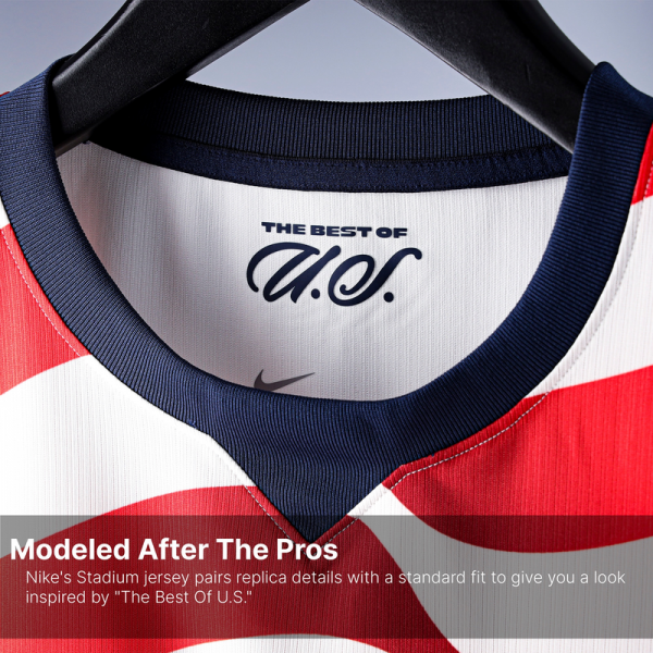 Tyler Adams USMNT Nike 2026 Home Stadium Replica Jersey - White