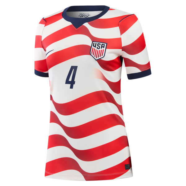 Tyler Adams USMNT Nike Wo2026 Home Stadium Replica Jersey - White