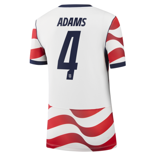 Tyler Adams USMNT Nike Wo2026 Home Stadium Replica Jersey - White